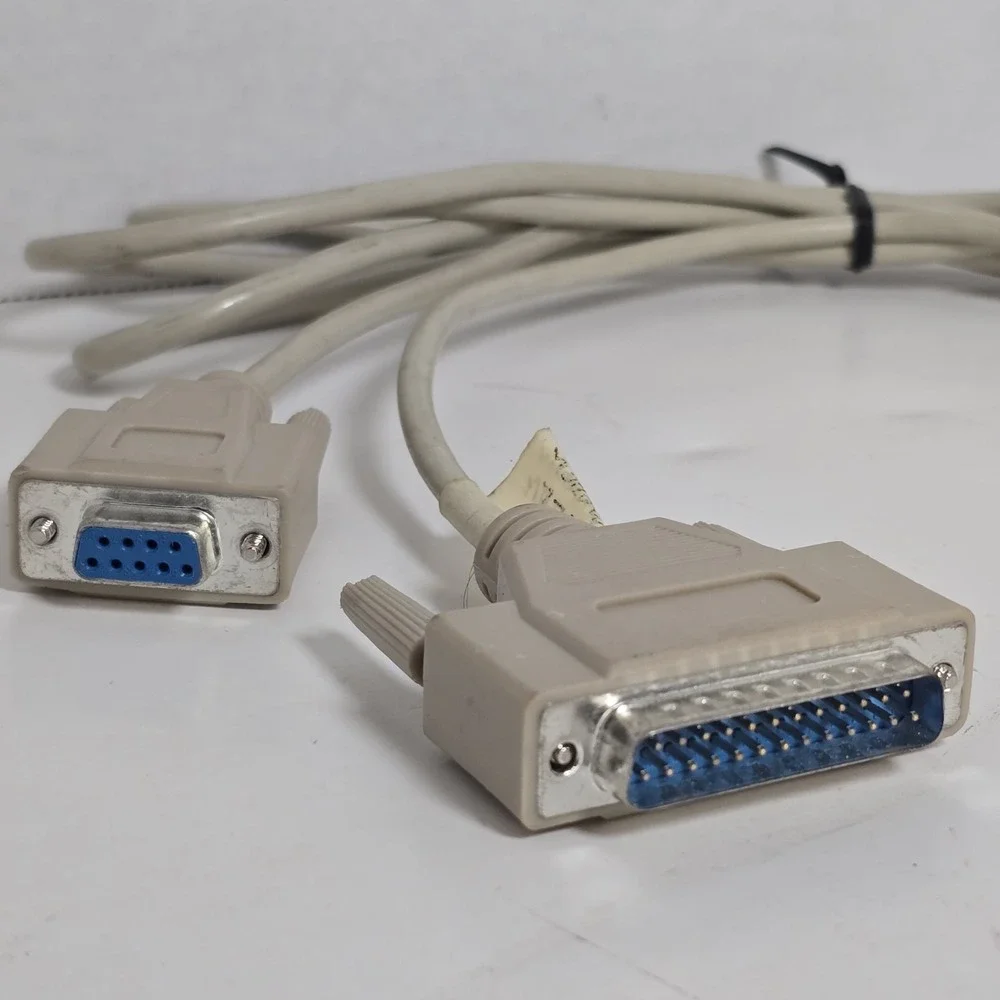 Lot/15 Vintage Parallel Printer Cables Variety + Adapters Computer Power Cords